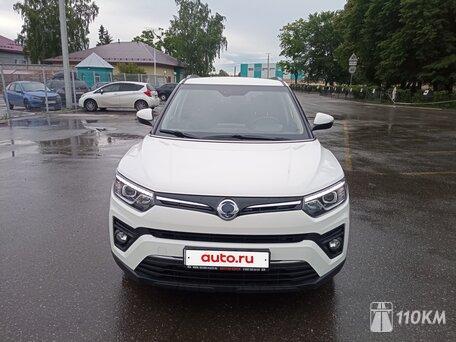 SsangYong / KGM, Tivoli, 1500, 163, бензин, внедорожник, автомат, полный привод, среднее состояние, левый, белый, 1 800 000 ₽