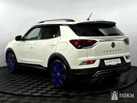 SsangYong / KGM, Korando, 1500, 163, бензин, внедорожник, автомат, полный привод, среднее состояние, левый, белый, 2 350 000 ₽
