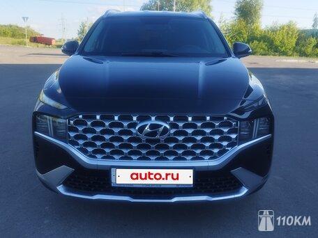 Hyundai, Santa Fe, 2500, 180, бензин, внедорожник, автомат, полный привод, среднее состояние, левый, черный, 3 350 000 ₽
