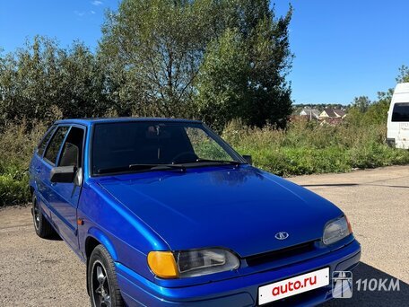 ВАЗ (Lada), 2114, 1600, 89, бензин, хэтчбек, механика, передний привод, среднее состояние, левый, синий, 250 000 ₽