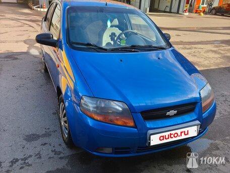 Chevrolet, Aveo, 1400, 94, бензин, седан, механика, передний привод, среднее состояние, левый, синий, 220 000 ₽
